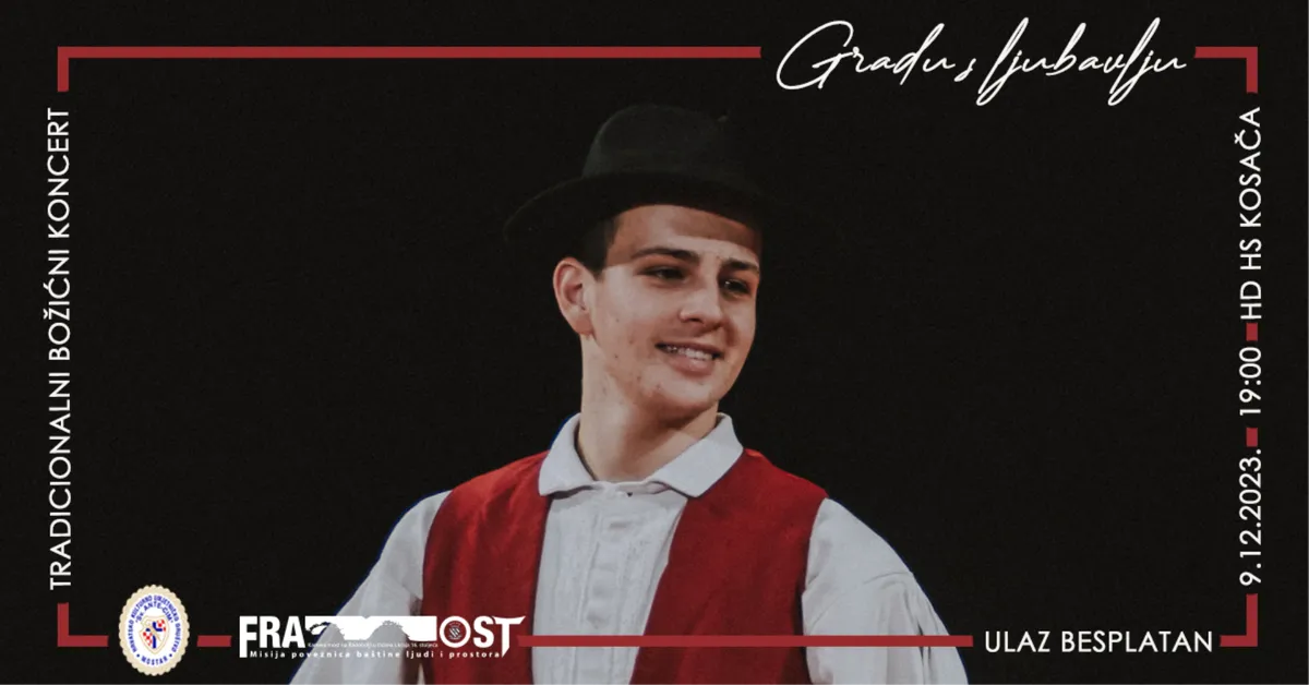 NAJAVA: Tradicionalni božićni koncert ''Gradu s ljubavlju''