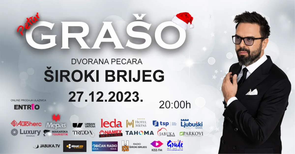 Bliži nam se spektakl Petra Graše u Širokom Brijegu