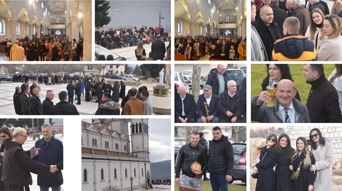 FOTOGALERIJA: Božić u Grudama prepun radosti! Fra Stanko: Život je svetište ondje gdje je Bog, a smetlište gdje Njega nema!