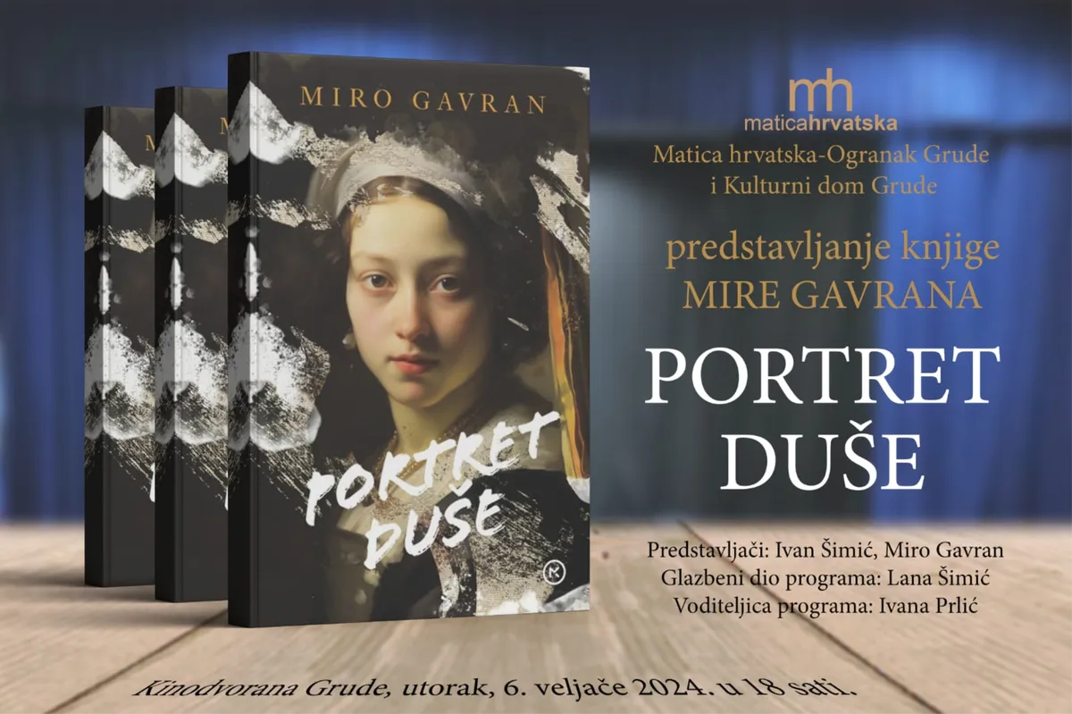 Miro Gavran u Grudama predstavlja 'Portret duše'
