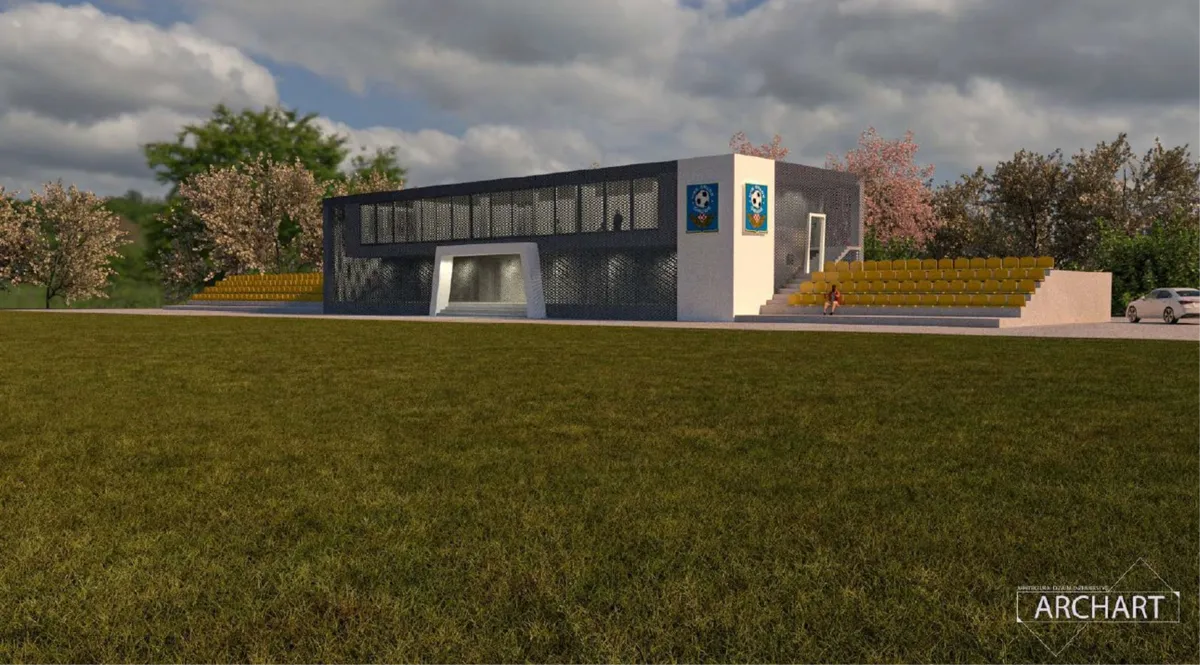 FOTO: HNK Grude predstavio NOVI PROJEKT na stadionu ELIĆ LUKA! Tribine, teretana, kafić, dvorana za sastanke, uredske prostorije... 1