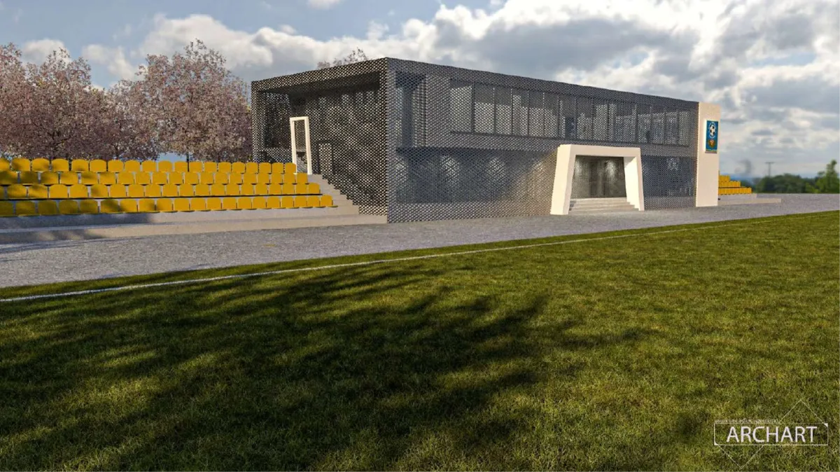 FOTO: HNK Grude predstavio NOVI PROJEKT na stadionu ELIĆ LUKA! Tribine, teretana, kafić, dvorana za sastanke, uredske prostorije... 2