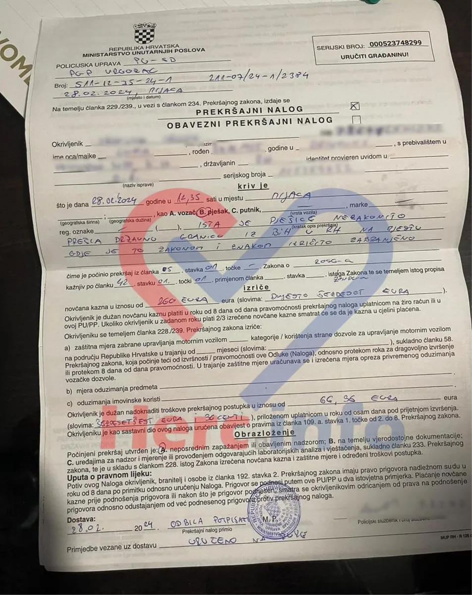 Hrvatska policija drastično kaznila žene kod Gruda jer su berući bršljan slučajno prešle u Hrvatsku! 1