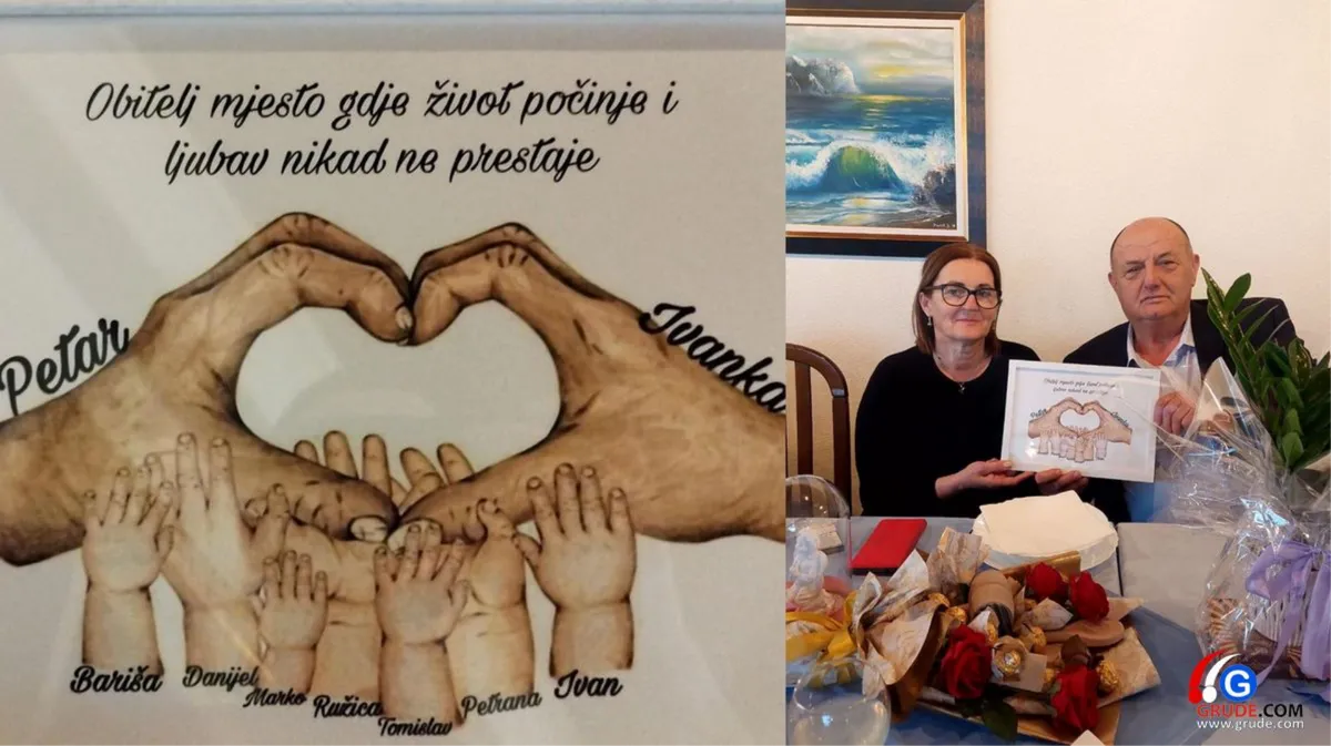 Svečano u Tihaljini: Supružnici Perić, Petar - Baja i njegova Ivanka proslavili 40 godina braka!