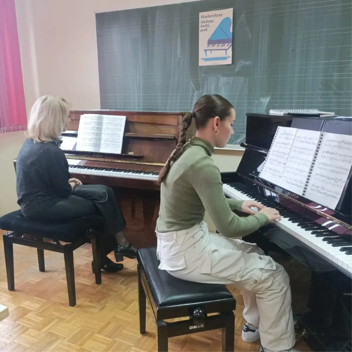 FOTO: Profesorica Slađana Dedić održala trodnevni seminar u Glazbenoj školi Grude 7