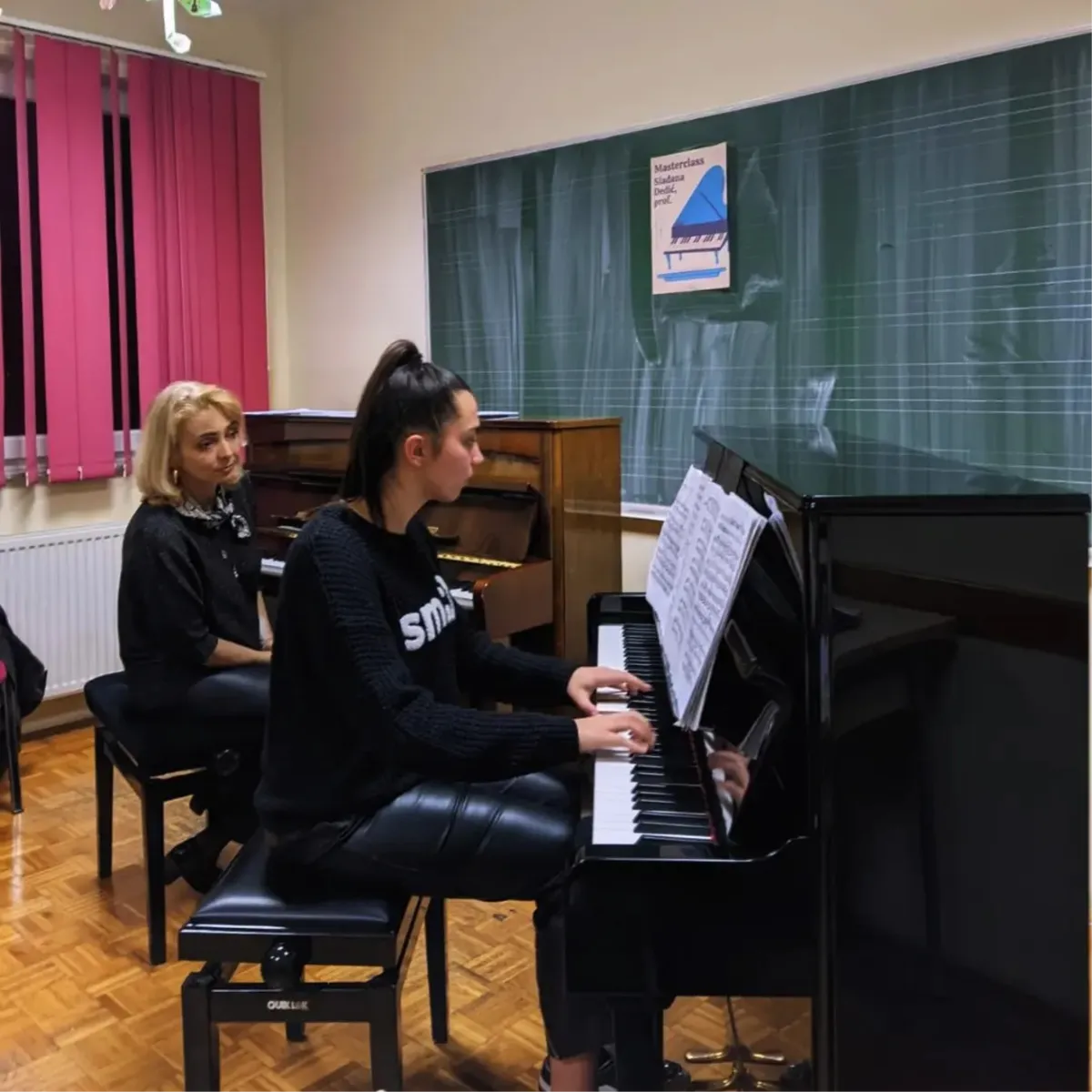 FOTO: Profesorica Slađana Dedić održala trodnevni seminar u Glazbenoj školi Grude 3