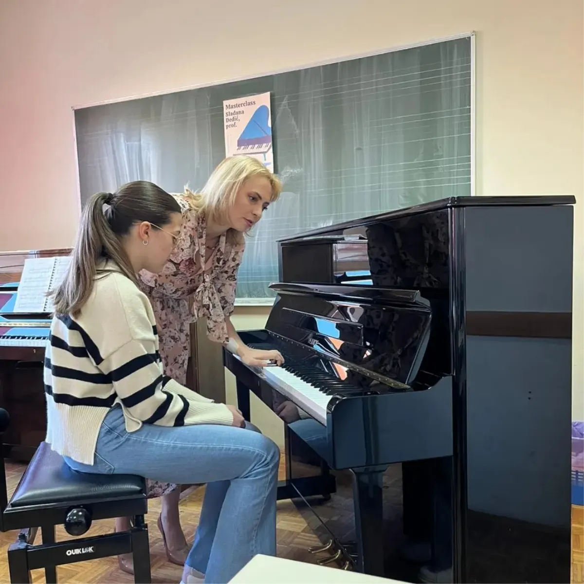 FOTO: Profesorica Slađana Dedić održala trodnevni seminar u Glazbenoj školi Grude 5