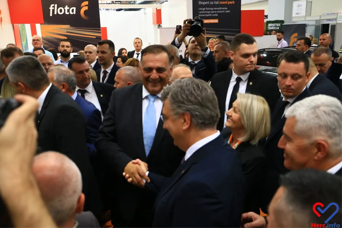 FOTO: Otvoren je 25. Međunarodni sajam u Mostaru! Plenković održao govor! Šalju se snažne poruke  7