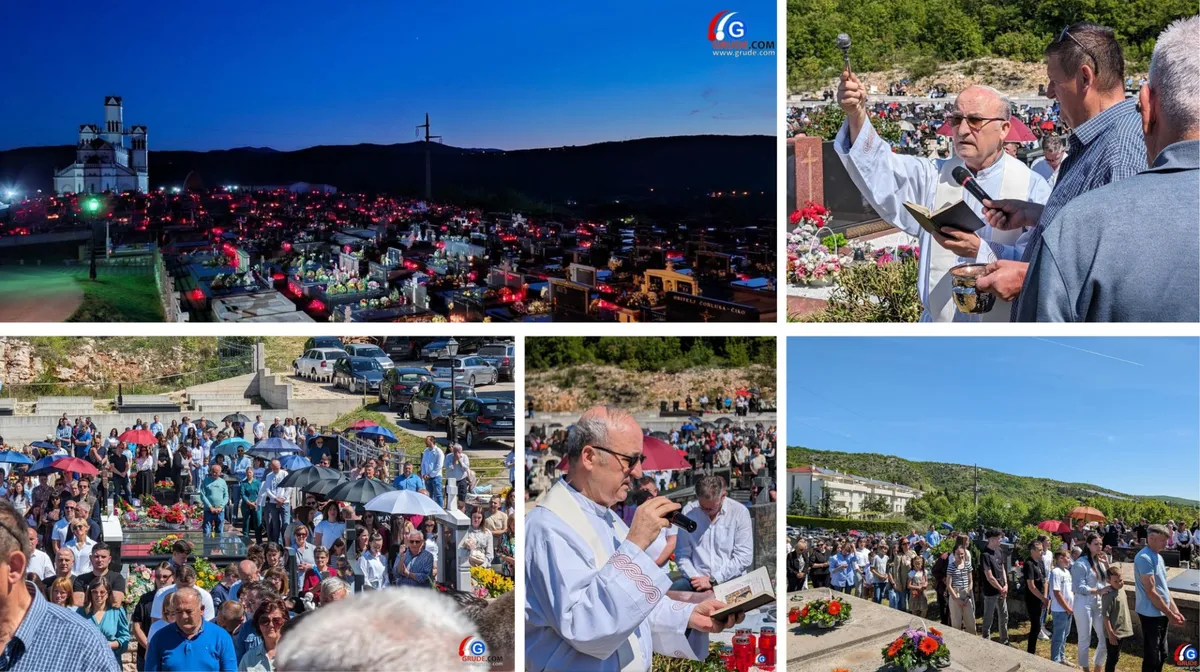FOTO: BLAGOSLOV POLJA U GRUDAMA! Fra Stanko: U proljeće raste sve što posijemo, ali i korov, Bog nas želi očuvati od korova života!
