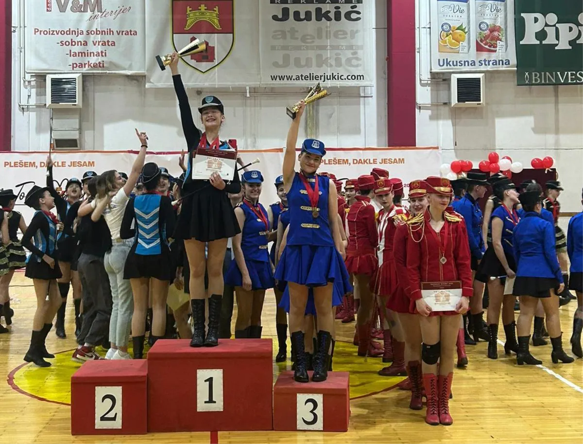 FOTO: Zlato, srebra, bronce za GRUDE! Mažoretkinje izvrsnim nastupila pobrale medalje na VI. Nacionalnom prvenstvu BiH! 6