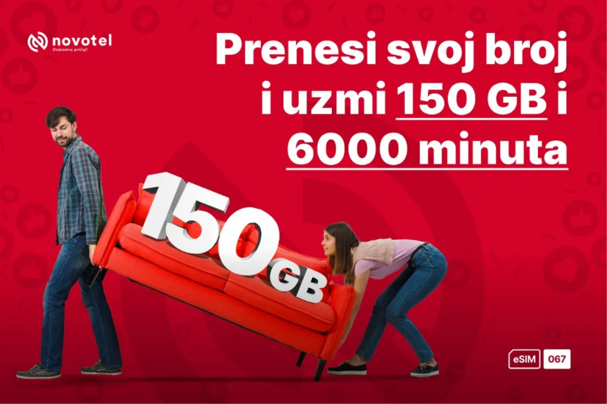 Novotel neodoljive pogodnosti za prepaid korisnike! 1
