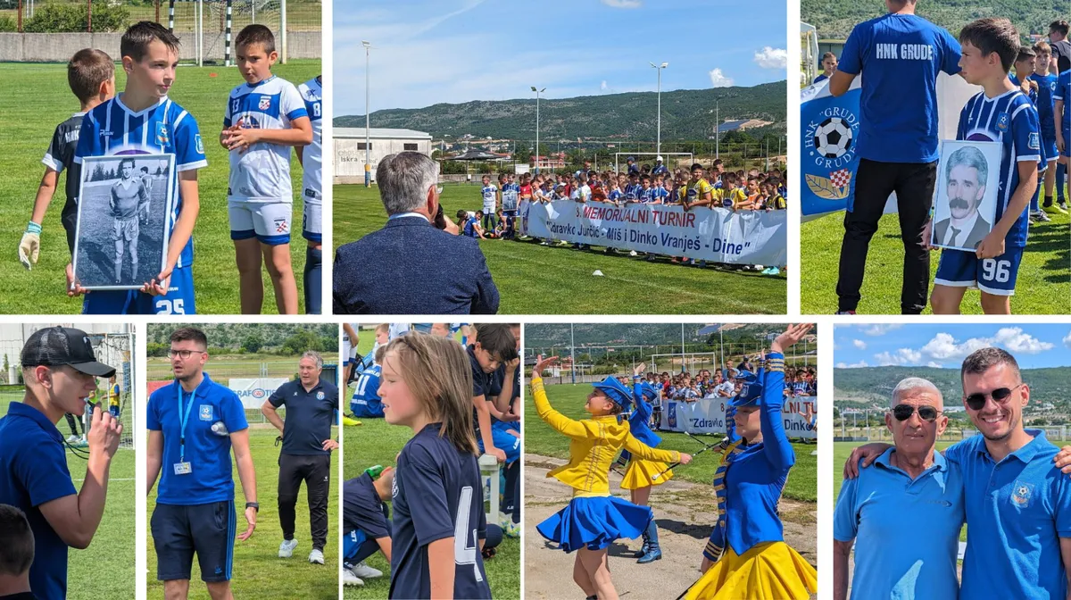FOTO: Memorijalni turnir u čast Miša i Dine okupio u Grudama stotine djece iz BiH, Dalmacije...