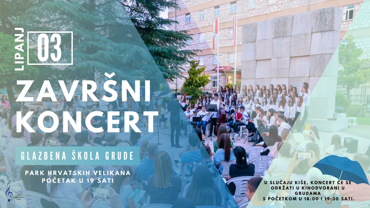 NAJAVA: Tradicionalni završni koncert Glazbene škole Grude