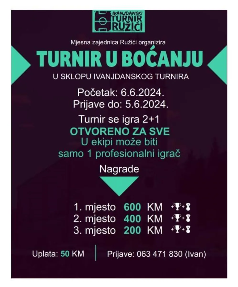 Bogat program na XXI. Ivandanjskom turniru Ružići 2024. 3