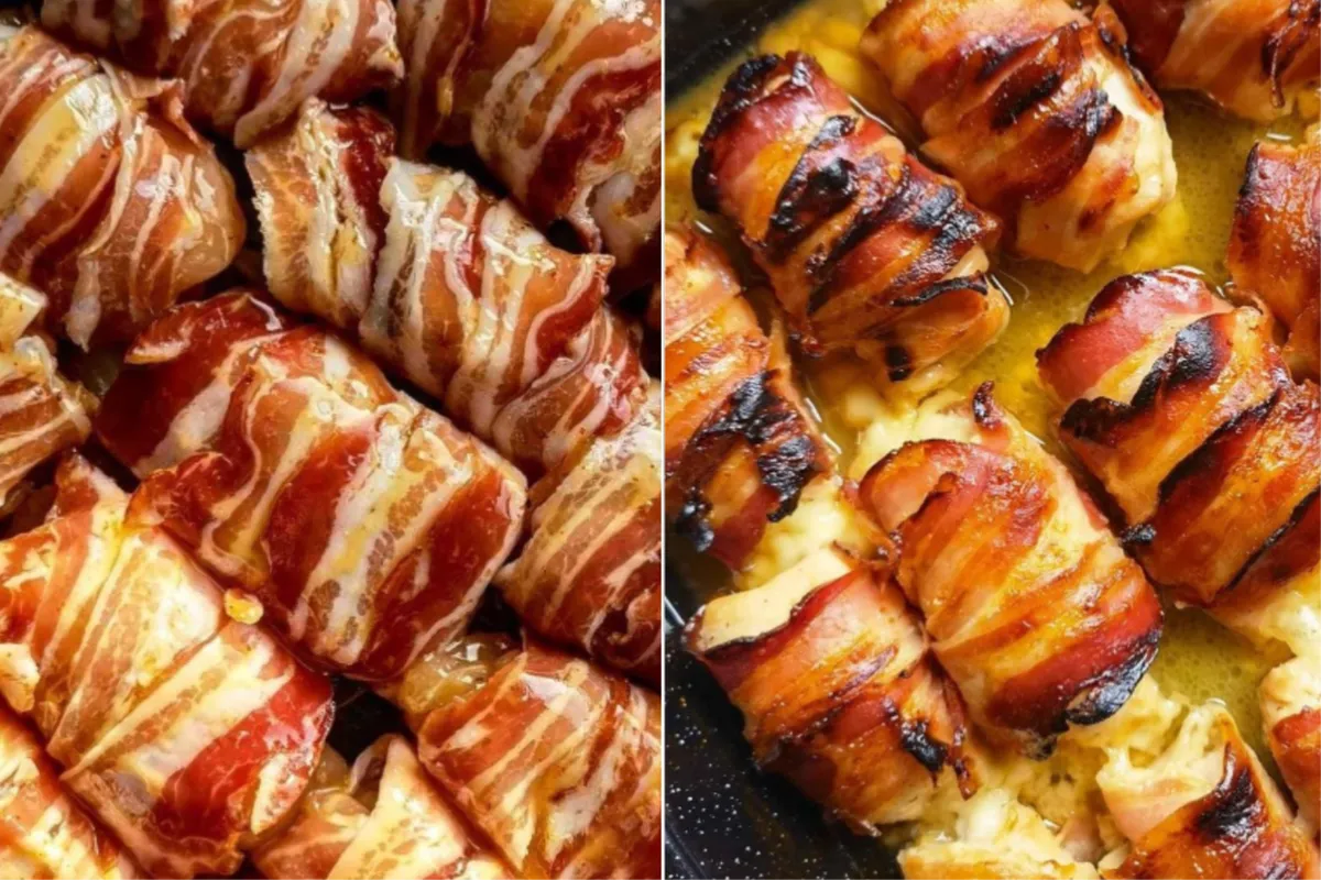 Recept dana! Napravite najsočniju punjenu piletinu omotanu slaninom