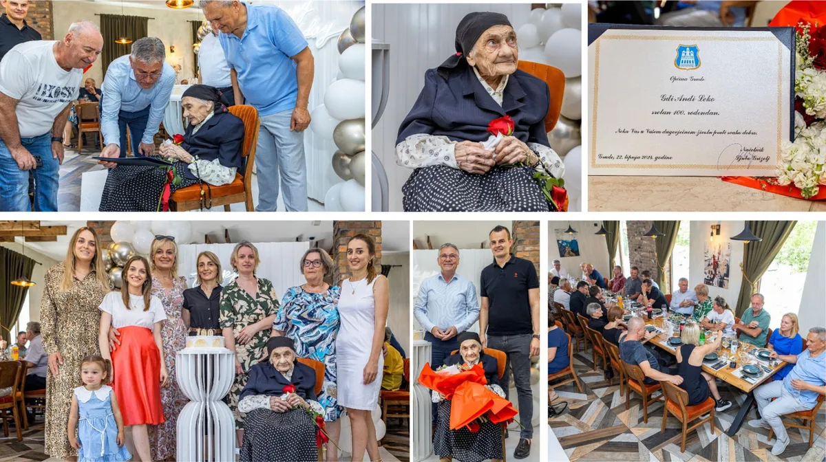 FOTO: Anđa Leko proslavila stoti rođendan! Molitva i rad obilježili su njen život