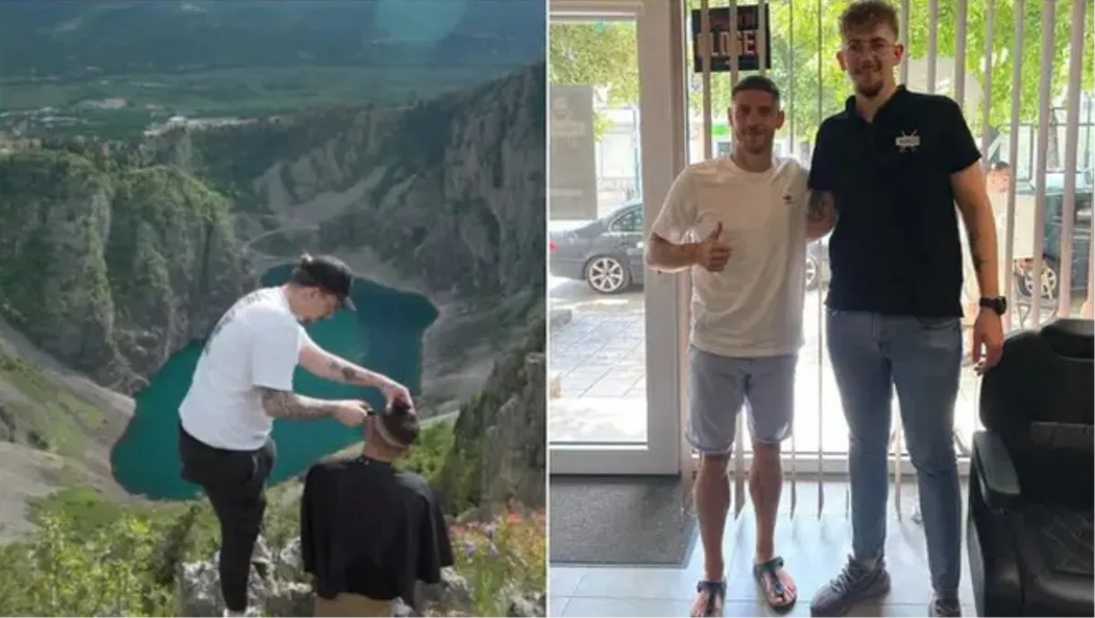 Hit frizer Paulo iz Imotskog šiša i iznad Modrog jezera! Nogometaši su mu redovne mušterije