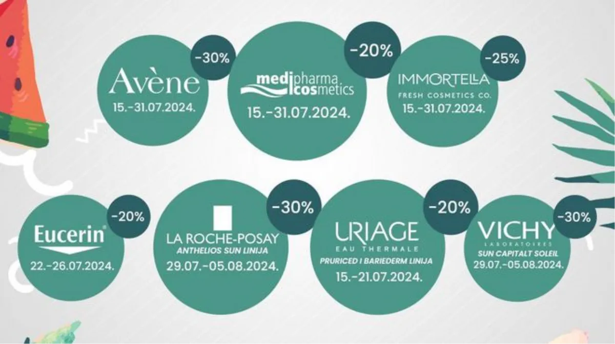 Najbolji ljetni popusti u Biopharm ljekarnama!
