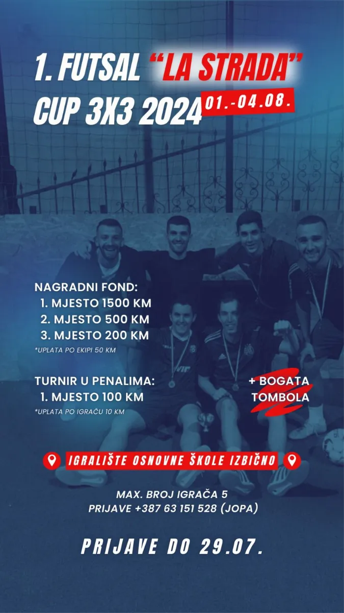 U Izbično stiže 'La Strada' Cup 3x3, prijavite svoju ekipu na turnir 1