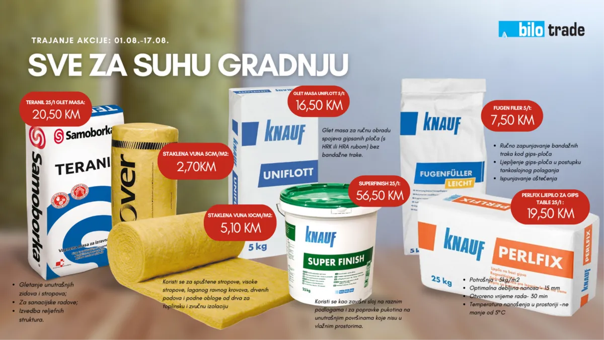 U Bilo tradeu svakog tjedna akcija je jedna!