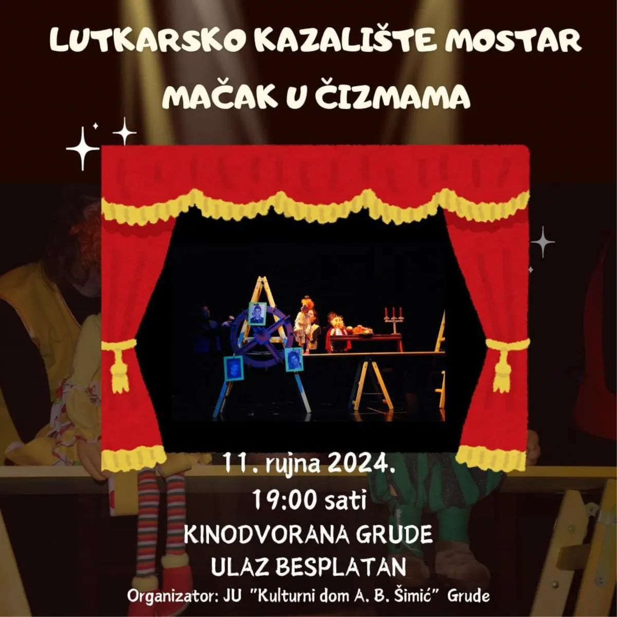 Mačak u čizmama stiže u Grude