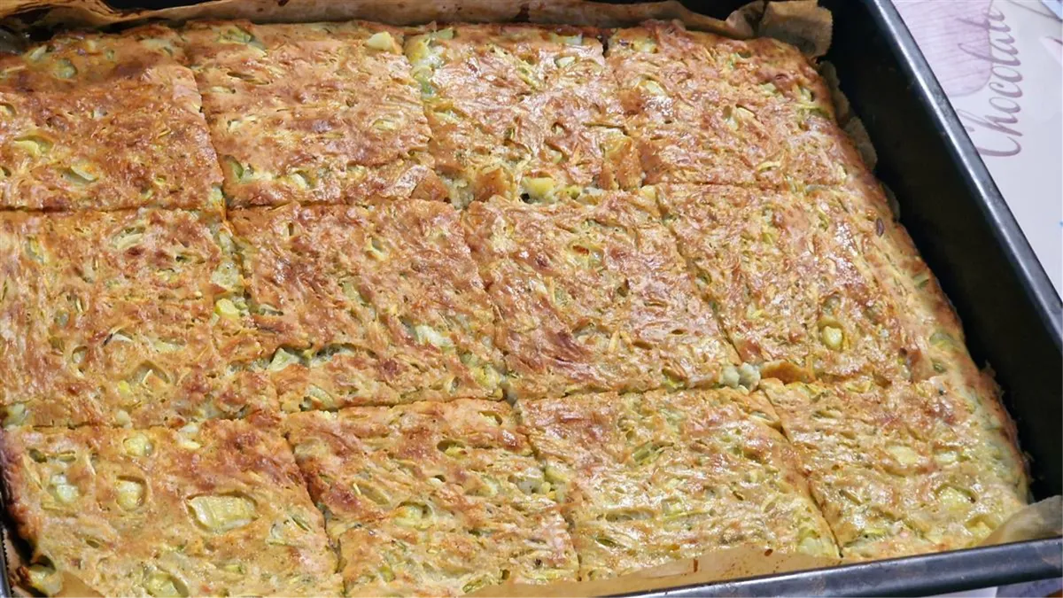 Izlivača od tikvica i feta sira