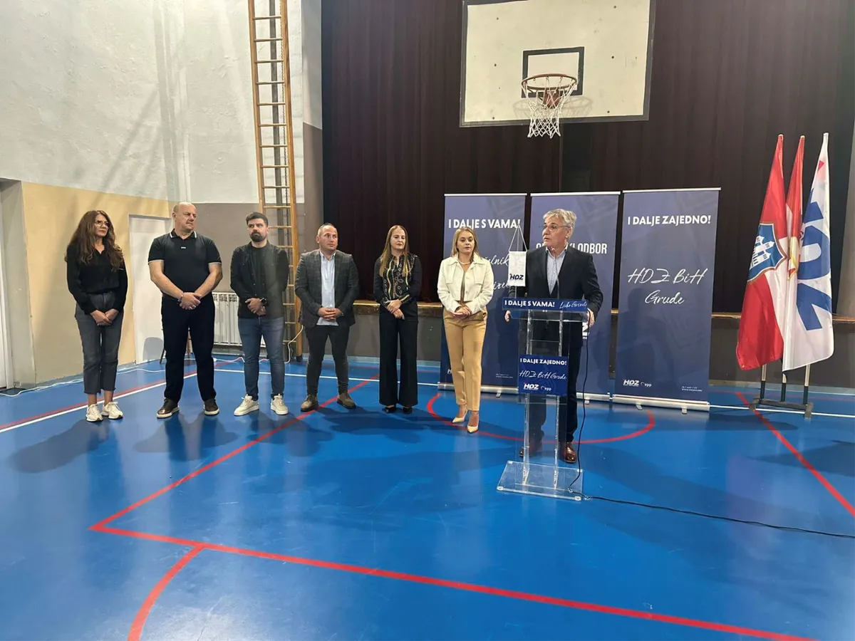 FOTO: HDZ BiH Grude održao skupove u Gorici i Drinovcima! Grizelj: Jamčimo uspješnu realizaciju projekata i nakon pobjede 6. listopada 13