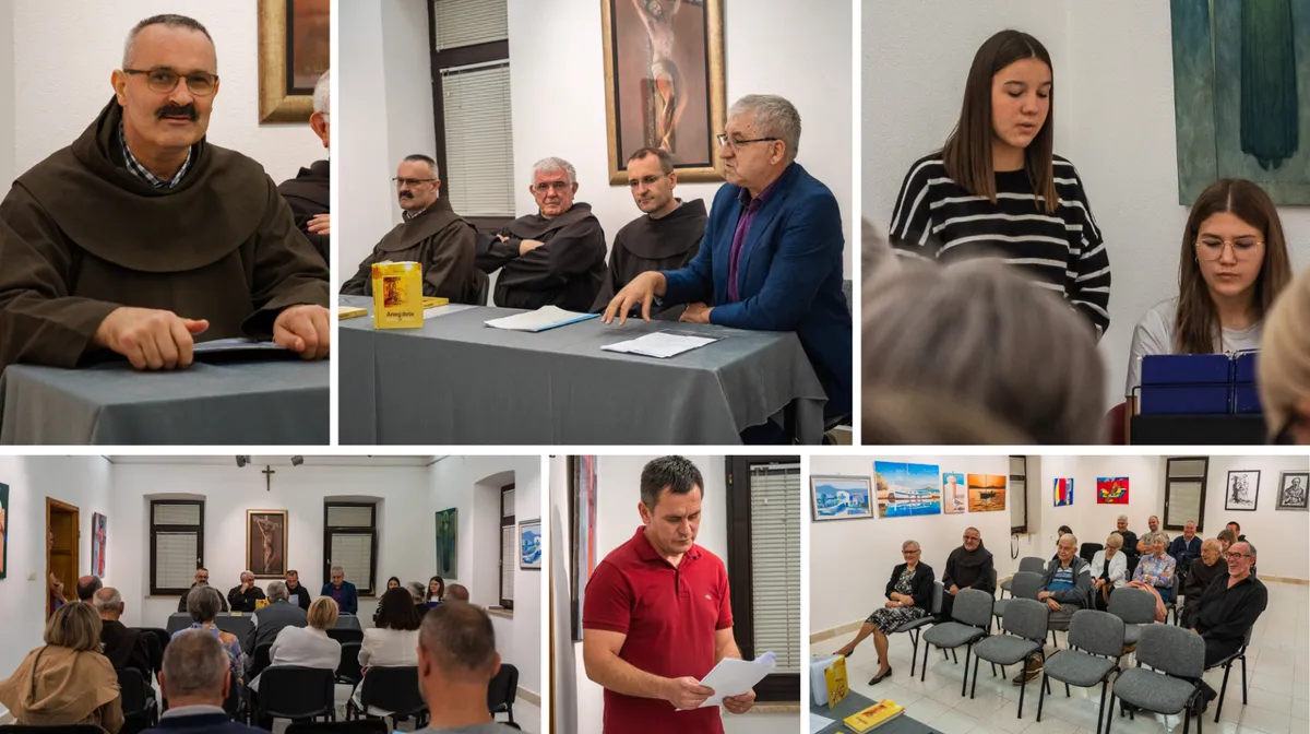 FOTO: U Gorici predstavljene knjige fra Mate Tadića! 'Franjevci se u Hercegovini itekako znaju smijati i šaliti na svoj račun'