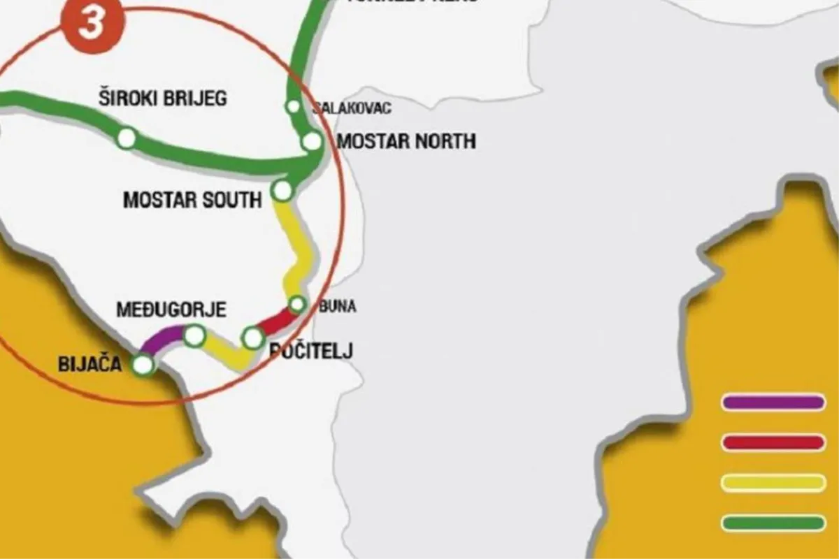 Brzom cestom od Mostara preko Gruda do RH: Gradit će se 10 podvožnjaka, mostovi, vijadukti, tunel...