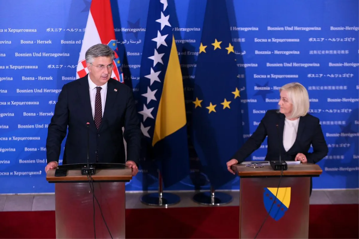 Premijer Plenković: 10 milijuna eura pomoći za poplavljena područja u BiH