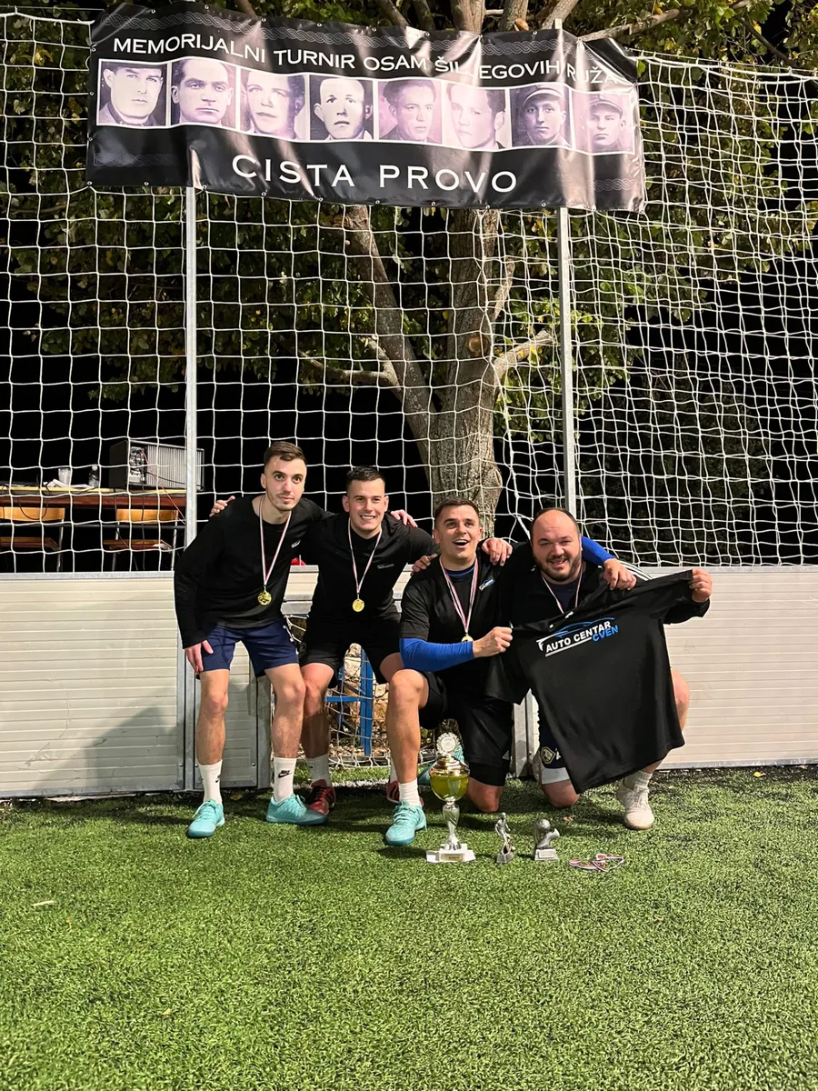 Cageballašima pehar za prvaka i u Cisti Provo! Brane, Ivan, Tomo, Manćo i Nino uzeli krunu za AC Cven 2