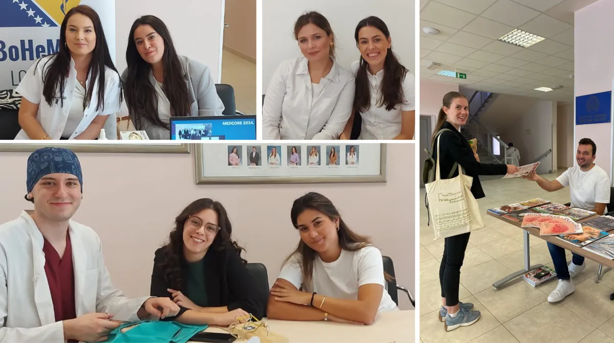 FOTO: Sajam sekcija na Medicinskom fakultetu u Mostaru uspješan i raznolik