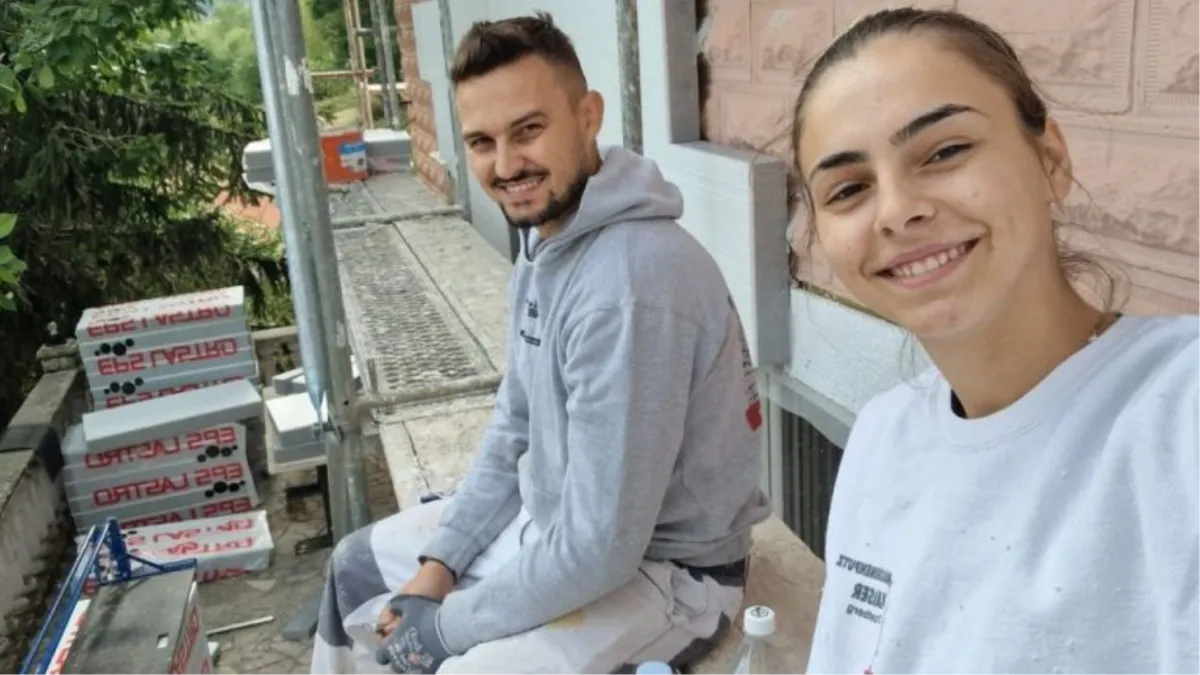 Lijepa, uspješna i svestrana Duvanjka vrijedno radi i na baušteli – kroz građevinske radove pruža podršku suprugu!