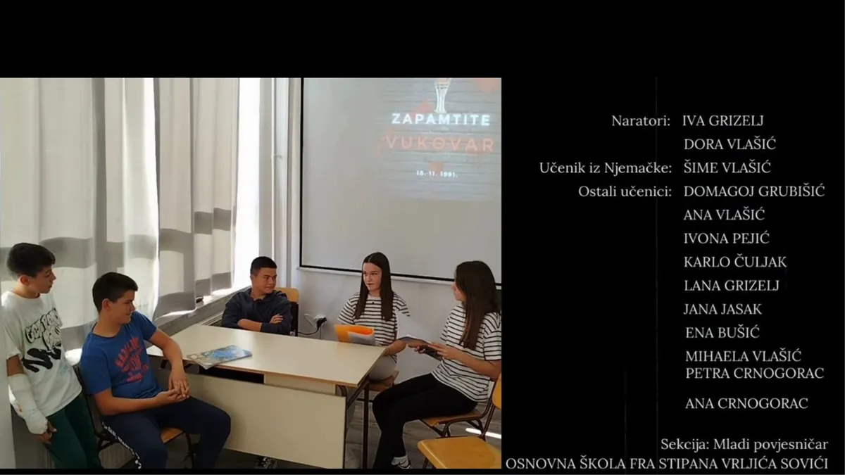 VIDEO: Učenici iz Sovića snimili film o Vukovaru – mladi umjetnici oduševili izvedbom