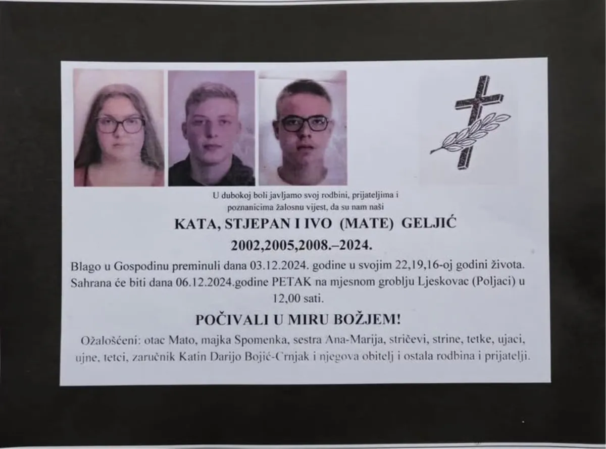 U petak posljednji ispraćaj Kate, Stjepana i Ive. U Brčkom Dan žalosti 2