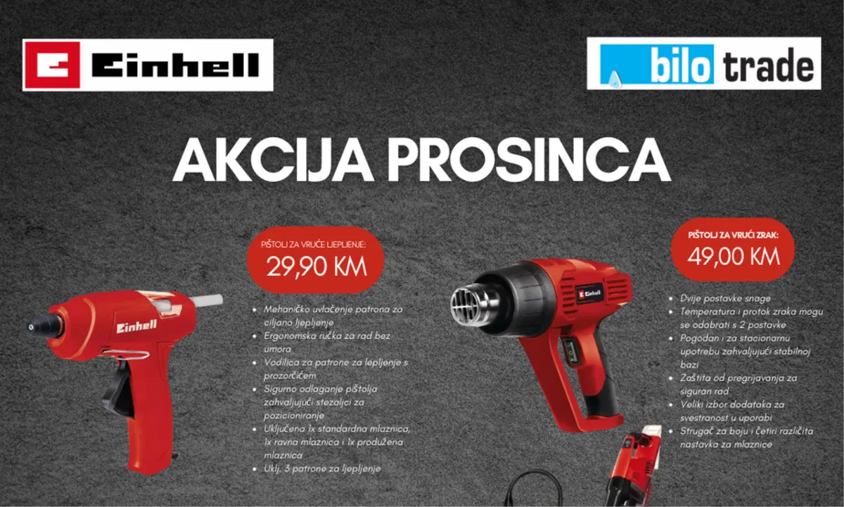 Bilo trade akcija u prosincu