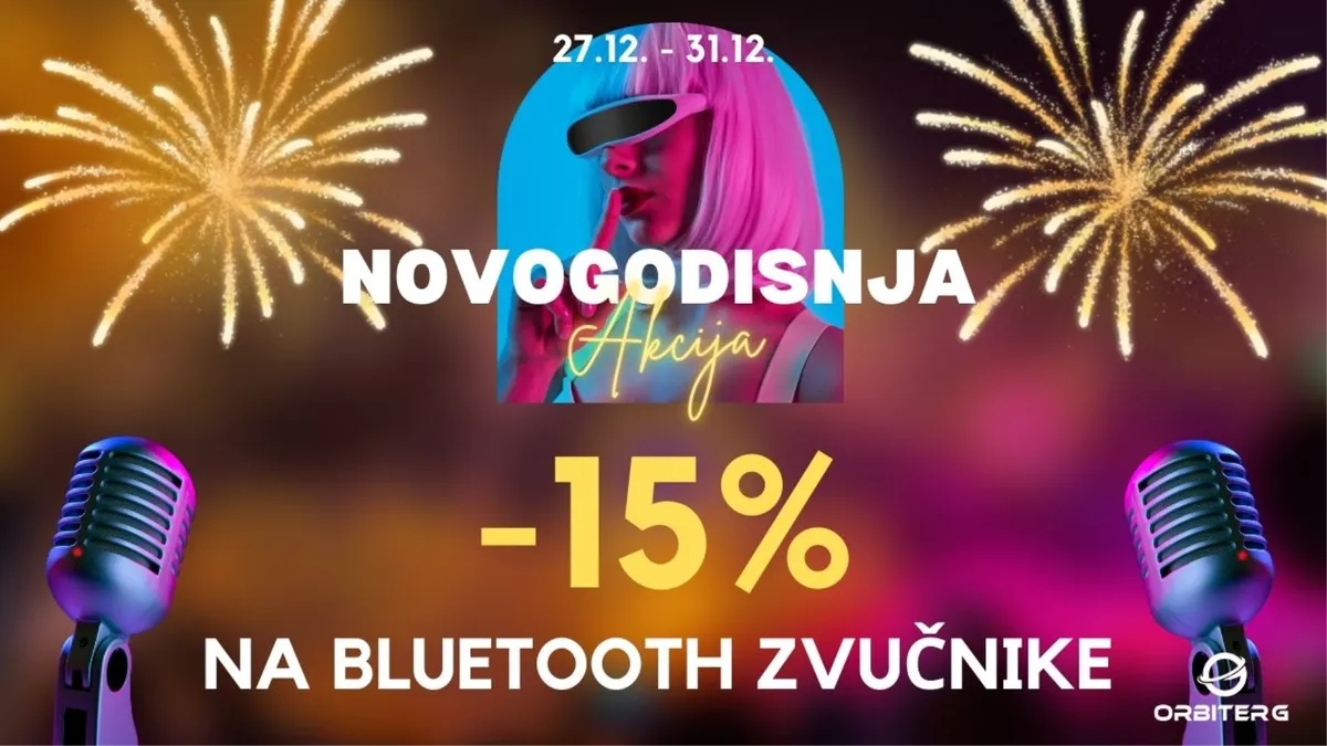 15% Popusta na Bluetooth Karaoke Zvučnike u Orbiter G!