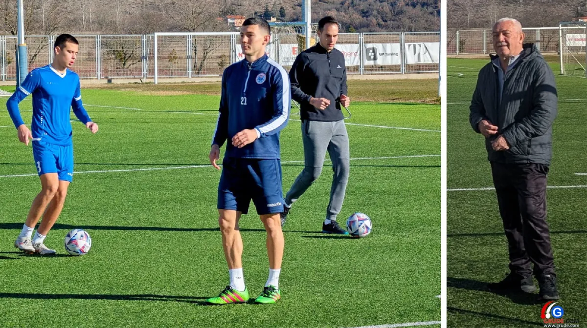 FOTO: Trening u Grudama pod budnim Mađarovim okom! Zvijezda Zrinjskog Josip Ćorluka u top formi pred početak priprema!