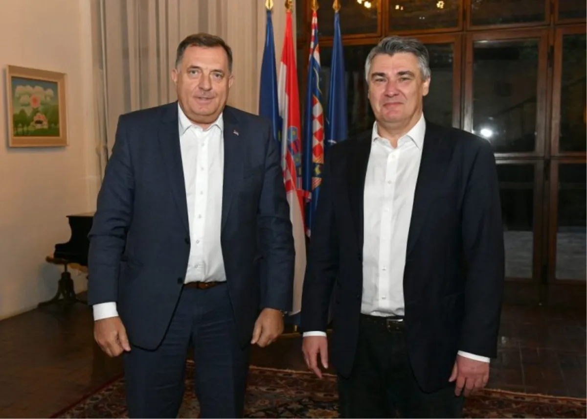 Dodik pozvao Hrvate i Srbe da glas dadnu Milanoviću
