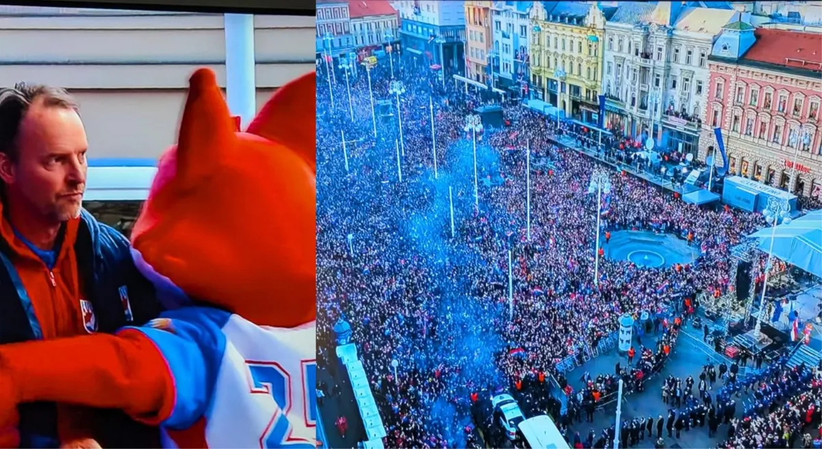 RUKOMETAŠI STIGLI NA TRG! ZAGREB GORI! LIJEPA NAŠA SE ORI I VIJORI!