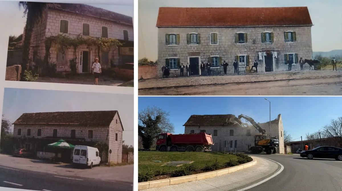 U Imotskom srušena Vukadinovića kuća, poznata i po obiteljskoj trgovini! Reagiralo Srpsko narodno vijeće