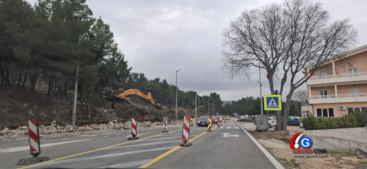 Započela izgradnja novog rotora na ulazu u Imotski iz pravca Gruda FOTO