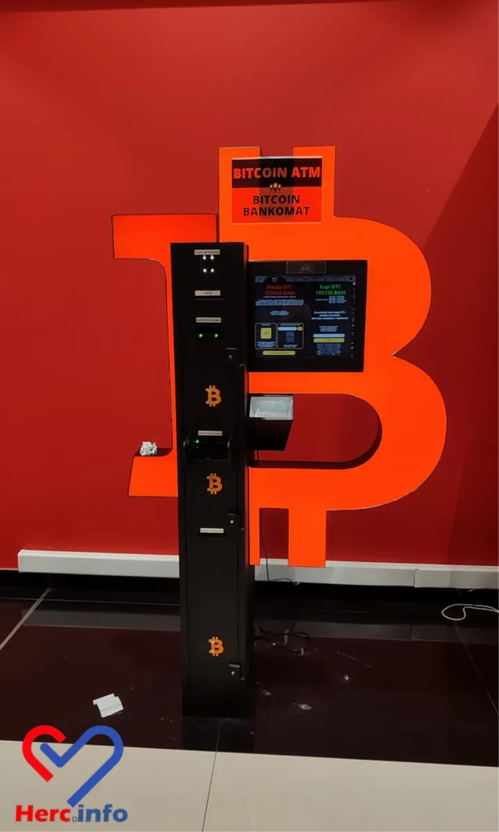 FOTO: Prvi Bitcoin bankomat u Hercegovini u Mepas mallu u Mostaru 1