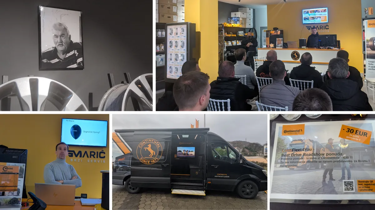 FOTO: Brzi servis Marić ugostio Continentalove stručnjake, održana prezentacija guma i dijelova za teretna vozila