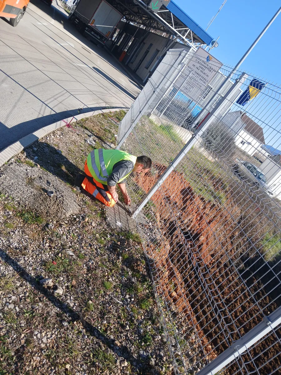 FOTO: Počeli radovi na graničnom prijelazu Gorica - Vinjani Donji 17