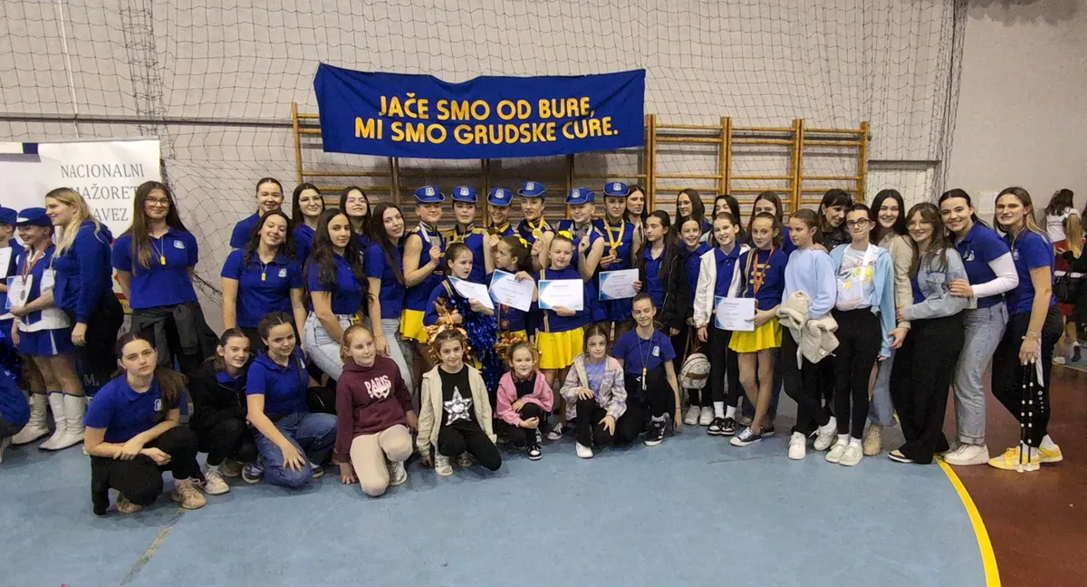 Dva zlata, dva srebra i dvije bronce za GRUDSKE MAŽORETKINJE