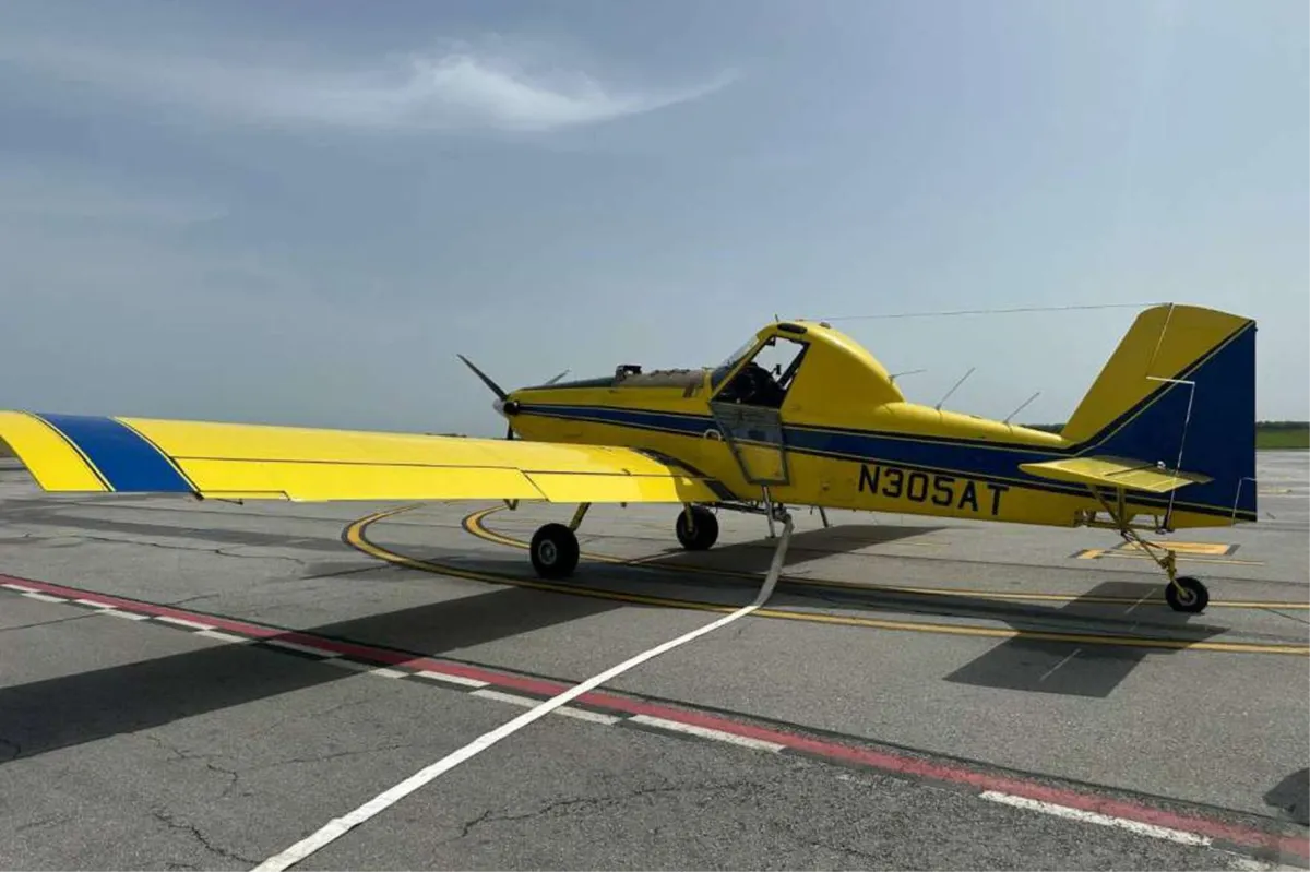 Obavljena pokazna vježba protupožarnog air-traktora, ako trebalo gasit će i u ŽZH