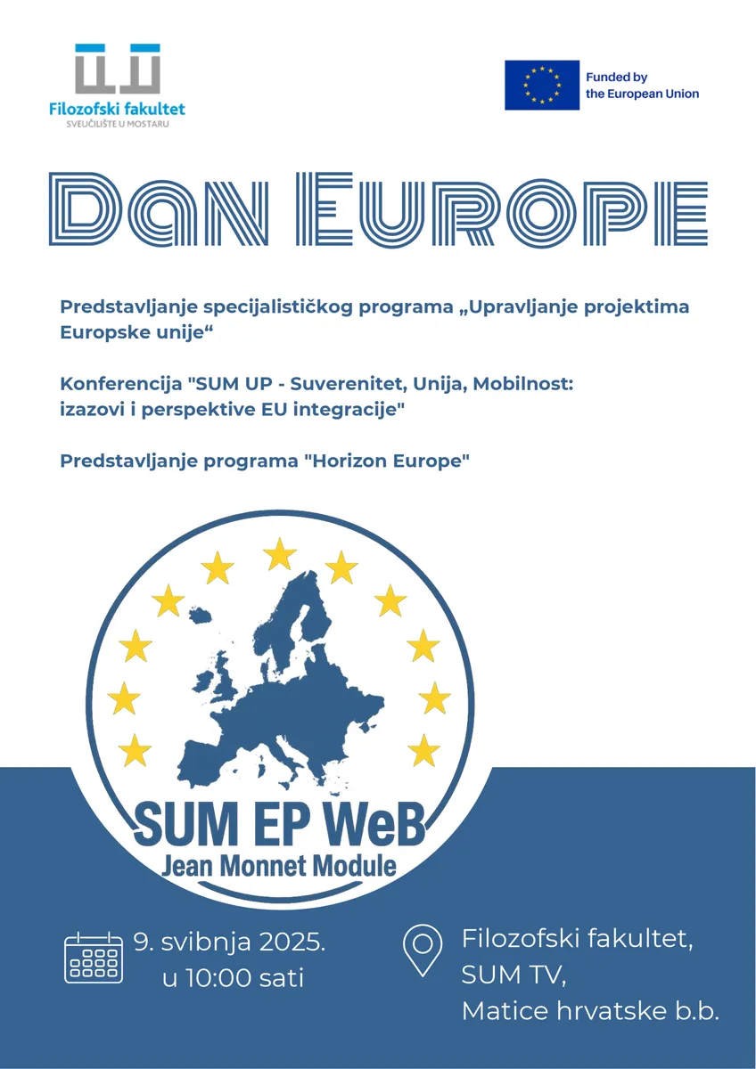 SUM: Nizom programa obilježava se Dan Europe