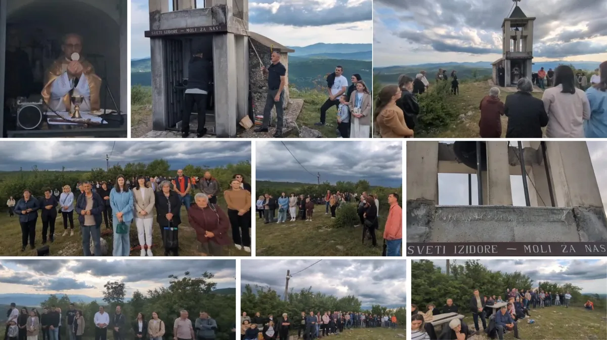 VIDEO: Narod došao na Cere. Velik broj vjernika na misi povodom blagdana svetog Izidora