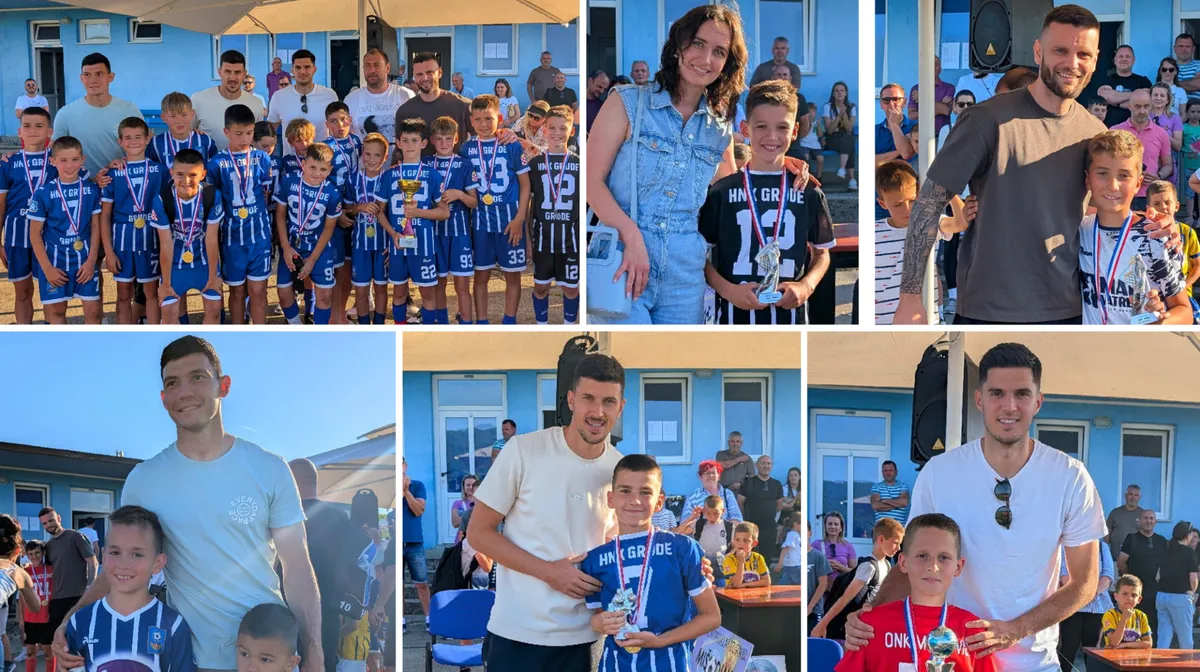 FOTO: SPEKTAKULARNI 9. MEMORIJAL U ČAST MIŠA I DINE! Majstorović, Marić, Ćorluka i Tolić uveličali nogometni dan u Grudama